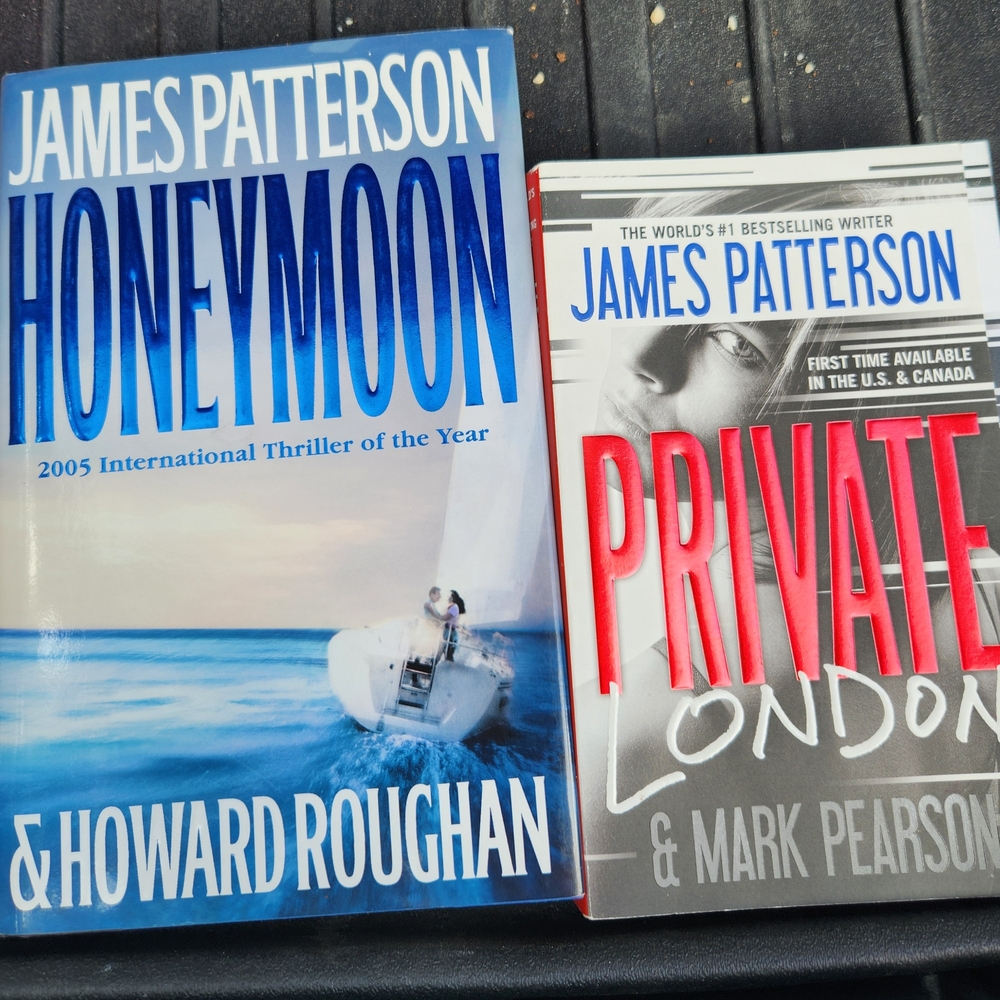 James Patterson Book Set - Blue and Gray Covers